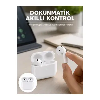 Kaliteli Ucuz İos Ve Android Uyumlu Tws Bluetooth Kulaklık Anc Özelliği Yeni Nesil