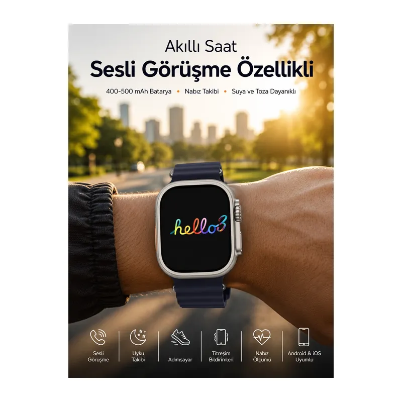 Yeni Nesil Arama Cevaplayan Uyku Ve Sağlık Takibi Gps Özelliği