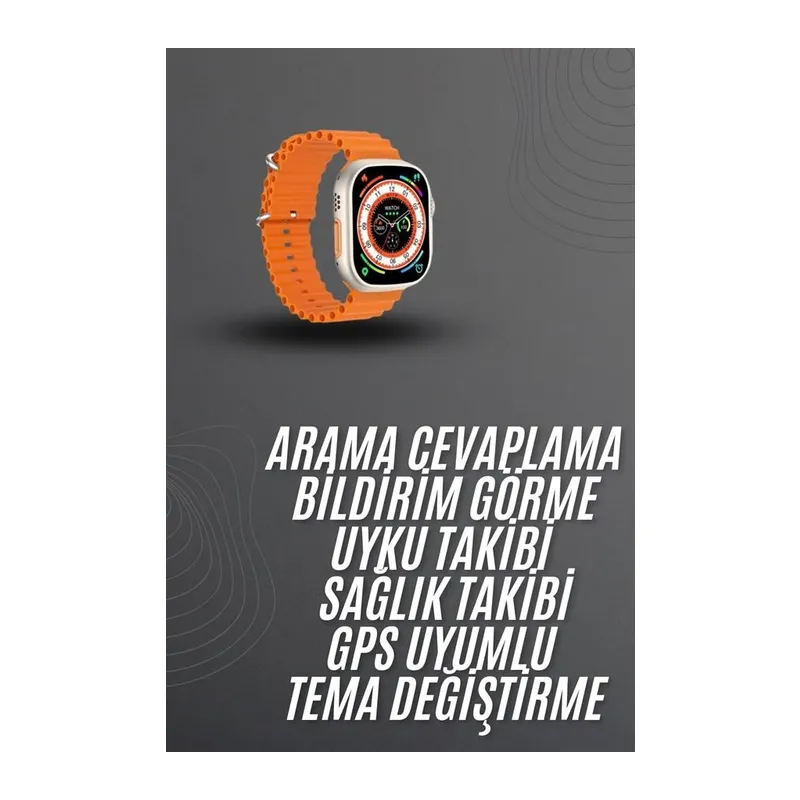 Akıllı Saat Arama Cevaplayan Bildirim Görme Yeni Nesil Bluetooth Bağlantılı