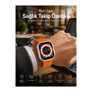Akıllı Saat Bluetooth Bağlantılı Uyku Ve Sağlık Takibi