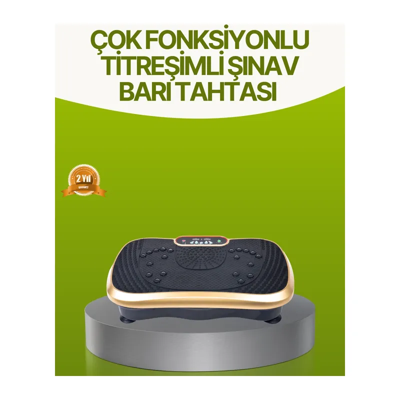 Titreşimli Egzersiz Platformu Evde Fitness Ve Kas Güçlendirme