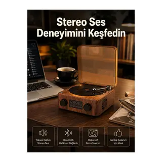 3-ü-1 Arada Bluetooth Hoparlör – Işıklı Saat Ve Gece Lambası Yeni Nesil