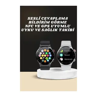 Akıllı Saat Çoklu Kordon Seçeneği Amoled Ekran Çok Fonksiyonlu Bluetooth Bağlantılı