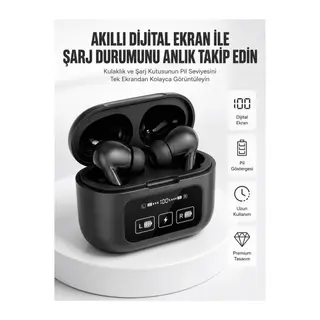 Kablosuz Bluetooth Kulaklık Pro Yeni Nesil Dokunmatik Kontrol
