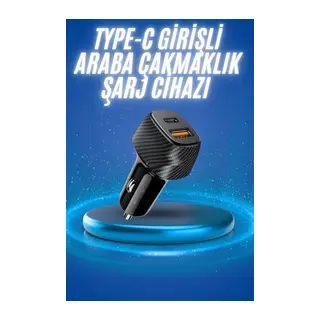 38w Oto Çakmaklık Araç Içi Şarj Cihazı Hızlı Şarj Uzun Ömürlü