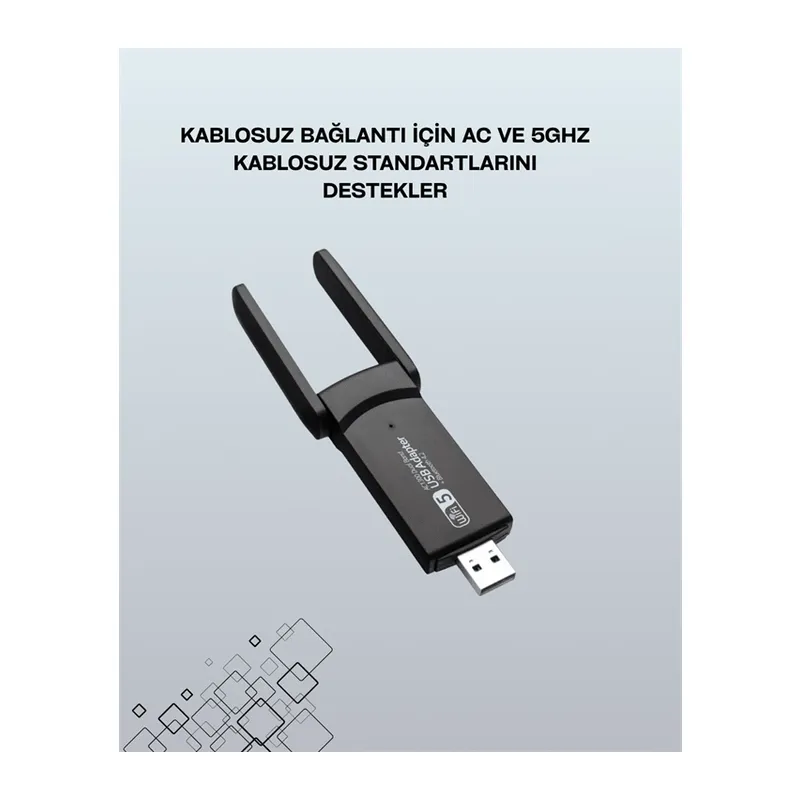 Usb Wifi Adaptör – 1200 Mbps Hız