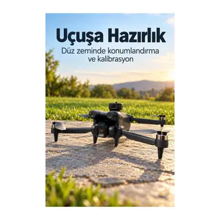Gps Özellikli Kameralı Drone Ekranlı Kumandalı Katlanır Gövde