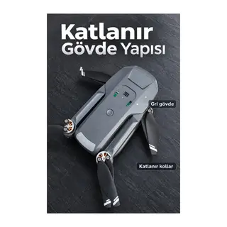 Katlanabilir Kameralı Drone Ve Ekranlı Uzaktan Kumanda Seti