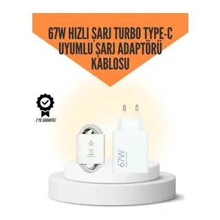 67w Hızlı Şarj Cihazı Yüksek Isı Dayanımlı Type-c Set