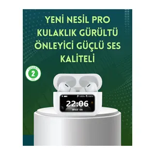 Yüksek Bass Ve Güçlü Ses Özellikli Akıllı Bluetooth Kulaklık Dokunmatik Kontrol