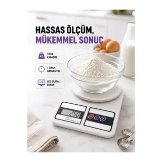 Taşınabilir Dijital Terazi – Çift Ölçü Birimi Destekli