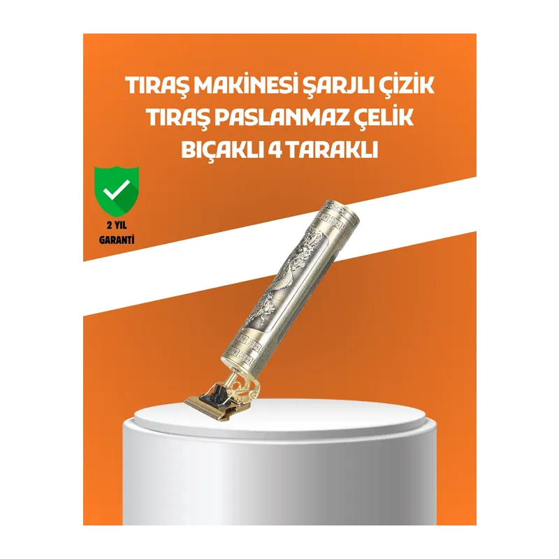4 Başlıklı Suya Dayanıklı Saç Kesme Makinesi