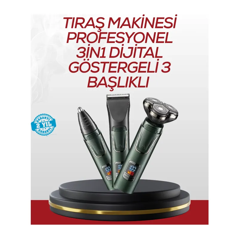 Burun, Sakal Ve Saç İçin Erkek Tıraş Cihazı