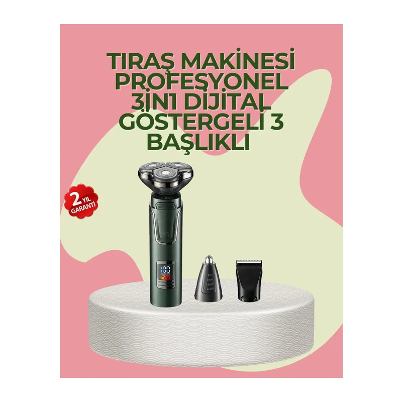 Başlıklı Şarjlı Tıraş Ve Bakım Cihazı