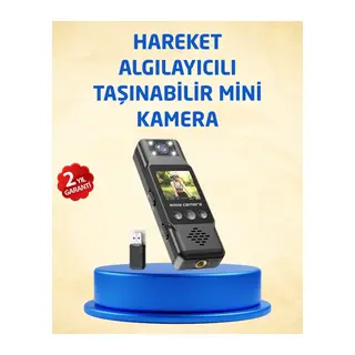 Taşınabilir Full Hd Mini Kamera Tft Ekranlı