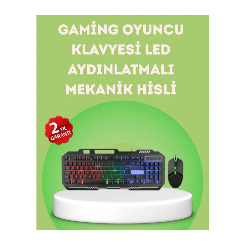 Klavye Ve Mouse Seti Pg8018 – Dayanıklı Tuşlar, Hızlı Komut