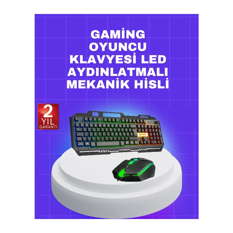 Klavye Mouse – Çatışmasız Tuş, Hızlı Tepki Süresi