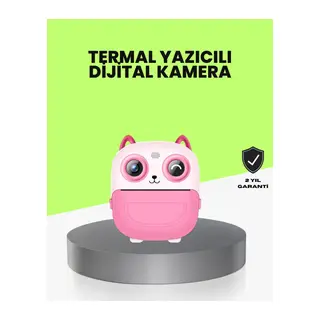 Termal Baskı Özellikli Çocuk Kamerası 1080p Video Destekli