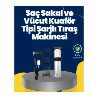 5 Farklı Kesim Tarağıyla Gelen Çok Amaçlı Tıraş Cihazı