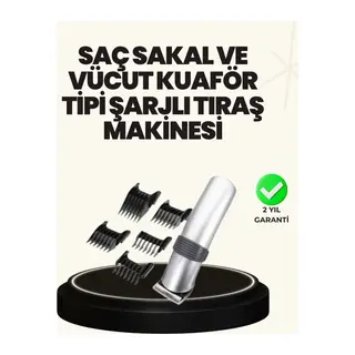 Şarjlı Ve Kablosuz Tıraş Makinesi – Her Yerde Rahat Kullanım