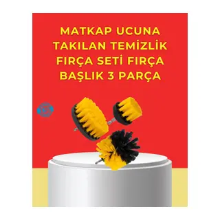 Matkap Ucu Temizlik Atı 3’lü Fırça Seti