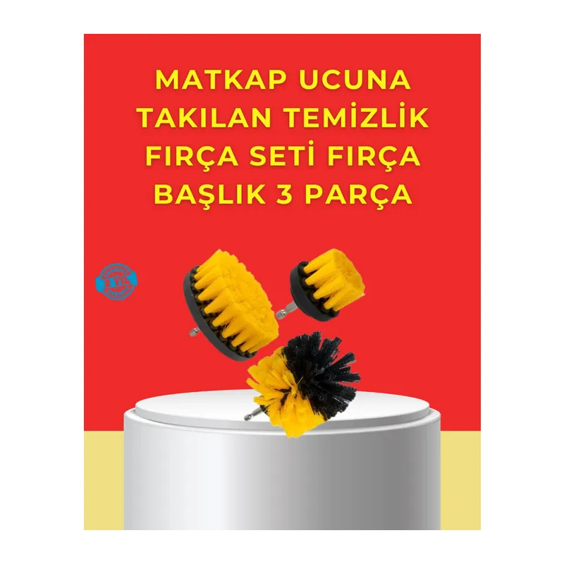 Matkap Ucu Temizlik Atı 3’lü Fırça Seti