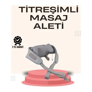 Kablosuz Boyun Ve Omuz Masaj Aleti | Isıtmalı Ve Yoğurmalı