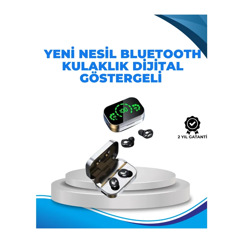 Gürültü Engelleyici Bluetooth Kulaklık – Akıllı Ekranlı, Hifi Ses Kalitesi