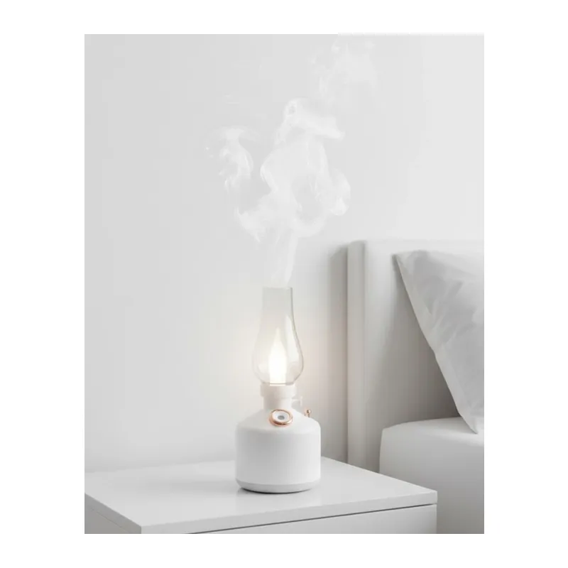 Retro Gaz Lambası Tasarımlı Usb Şarjlı Aroma Difüzörü 280 Ml Nano Mist Nemlendirici