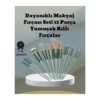 Umuşak Kıllı Es Tasarımlı 13'lü Makyaj Fırçası Seti Günlük Ve Profesyonel Kullanım