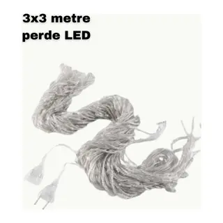 3x3 Led Işık Perdesi Şelale Model İç Dış Mekân Dekorasyonu