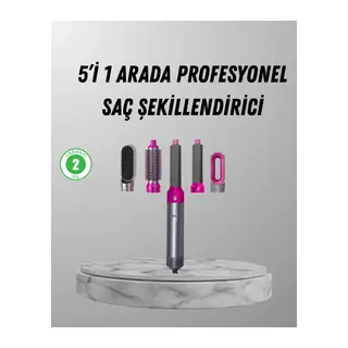5’i 1 Arada Saç Şekillendirici Set Kuaför Düzeyinde Performans Ve Ergonomik Tasarım