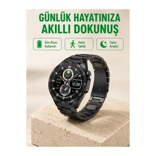 Bluetooth Akıllı Saat – Nabız, Adım Sayar, Uyku Takibi Ve Spor Modlarıyla Akıllı Yaşam Asistanı
