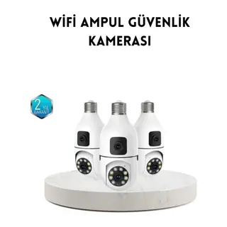 Ampul Tipi Wifi Kamera 2mp Lensli Full Hd Görüntü Ve Akıllı Hareket Algılama (kopya)