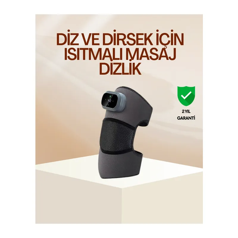 Diz Ve Dirsek İçin Isıtmalı Masaj Dizlik Atı