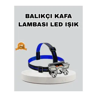 Outdoor Ve Gece Balıkçılığı İçin Led Kafa Lambası – Usb Şarjlı, 60° Ayarlanabilir Far