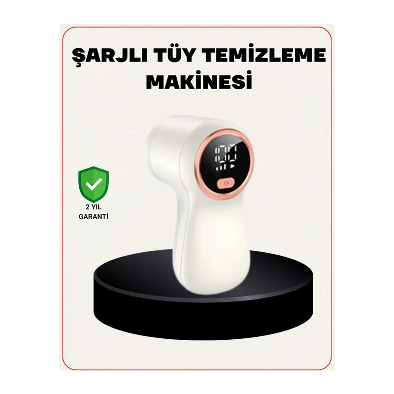 Şarjlı Tüy Temizleyici Paslanmaz Çelik Bıçaklı