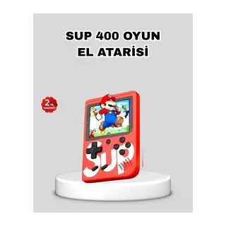 Sup Retro El Konsolu – 500 Oyun, 2 Lu, 3 İnç Ekran, Taşınabilir Şarjlı Atari