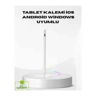 Type-c Şarjlı Dokunmatik Kalem – İpad, İphone Ve Android Uyumlu, Sessiz Çalışan