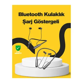 Y12 Bluetooth Boyun Bantlı Kulaklık – 100 Saat Pil, Bluetooth 5.3, Dokunmatik Kontrol