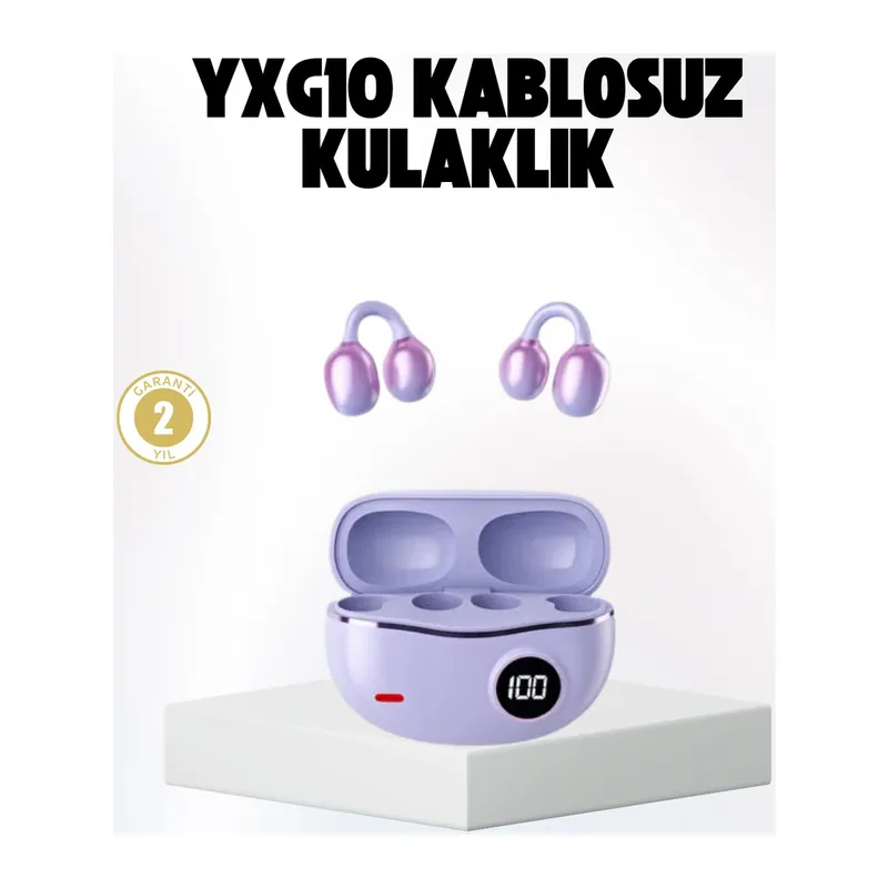 Bluetooth Yxg10 Kulak Arkası Tasarım Cilt Dostu Silikon Hafif Yapı