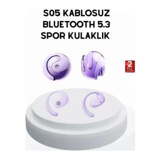 S05 Bluetooth 5.3 Kulaklık Ipx4 Su Geçirmez Hızlı Eşleşme Güçlü Stereo Ses