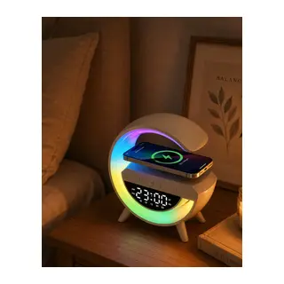 Rgb Işıklı Bluetooth Hoparlör Tf Kart Ve Fm Destekli Kablosuz Ses Sistemi