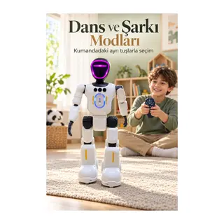 Hareket Sensörlü Robot Oyuncak Elle Yönlendirme Özellikli