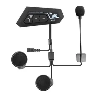 Bt22 Kask Kulaklık Bluetooth Motosiklet Kulaklık 5.0 Bluetooth Interkom Motorsiklet Kulaklık