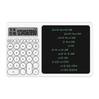 Çok Amaçlı Digital Hesap Makinesi Lcd Ekran Yazma Tableti Ofis Okul İçin Silinebilir El Yazısı Not Defteri