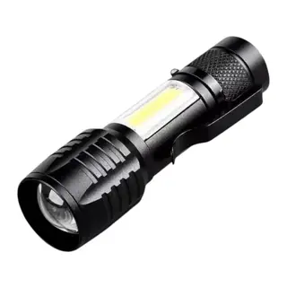Ws-5454 Taktik El Feneri Usb Şarj Edilebilir Kamp Feneri Cob Zumlanabilir Mini Taşınabilir El Feneri