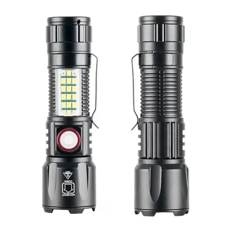 Ws-2828 10w 1000 Lümen Şarjlı Metal El Feneri