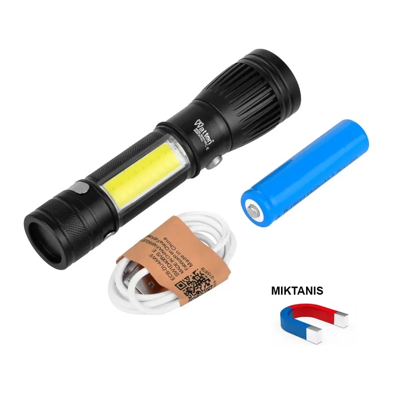 Uzun Menzilli El Feneri Mıknatıslı Wt-602