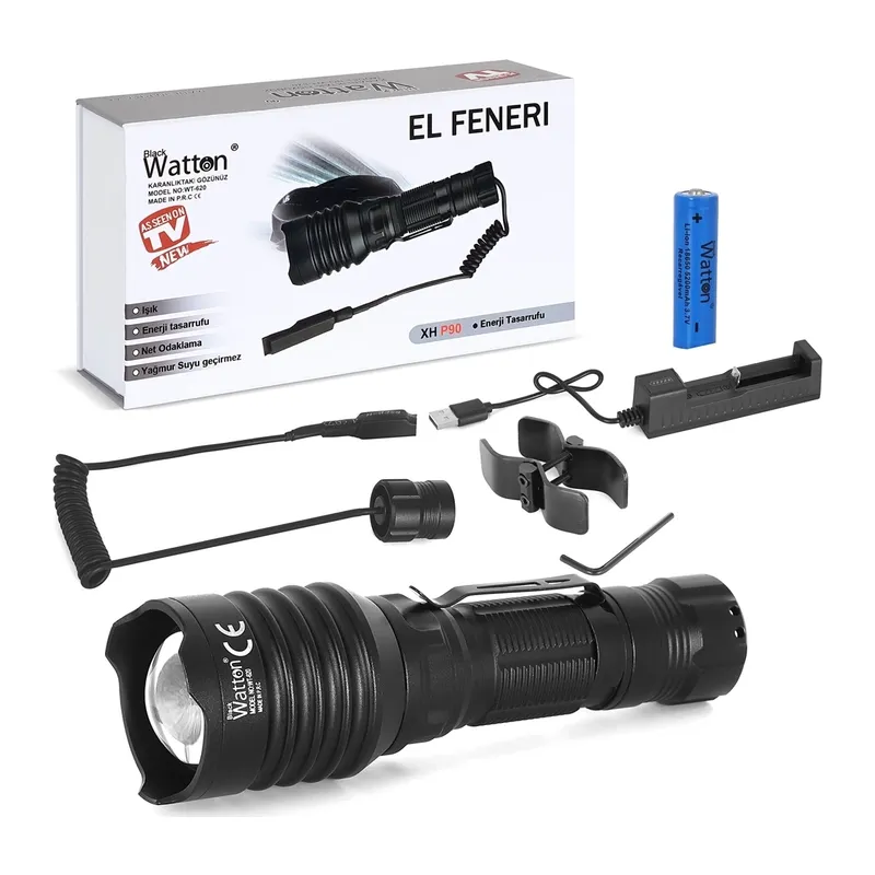 Tg-10 Şarjlı Profesyonel Av Feneri Wt-620